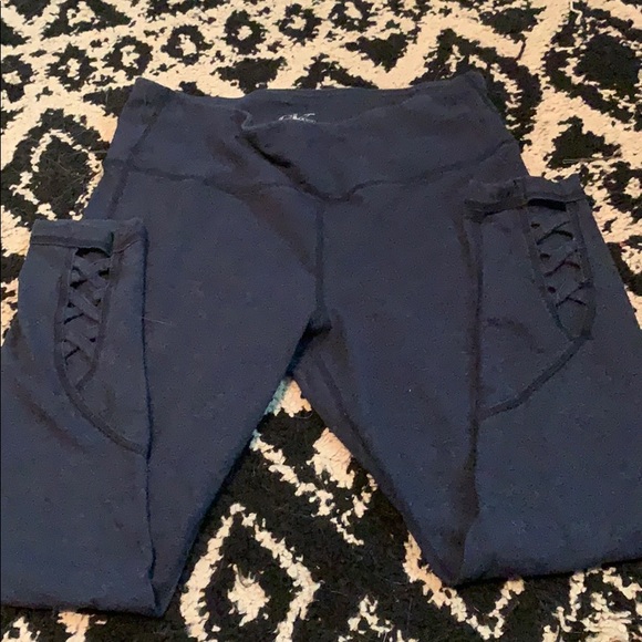 Calvin Klein Navy blue work out leggings - Picture 2 of 3